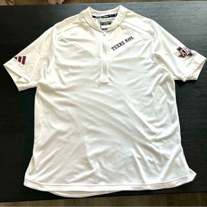 Texas A&M Aggies Adidas Aeroready Sideline 1/4 Zip